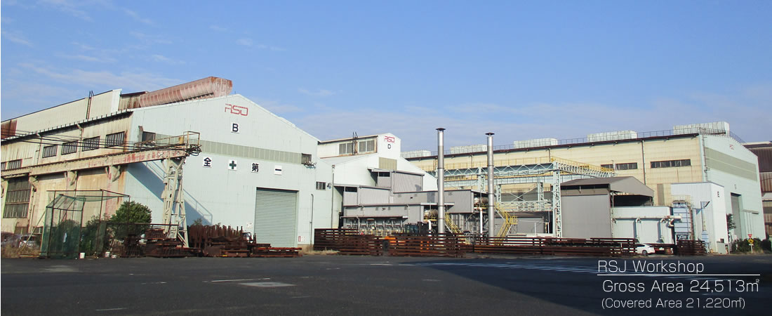 RSJ Workshop Gross Area 24,513㎡(Covered Area 21,220㎡)